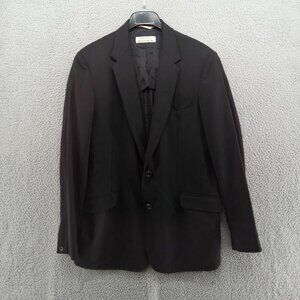 Rag & Bone Blazer Mens 42 Black‎ 2 Button Jacket Wool Handmade in USA Modern